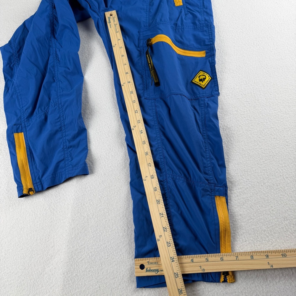 Rei Co-op x Outdoor Women's Afro Trail Hiking Pants Blue Yellow 8 Petite - Picture 5 of 11